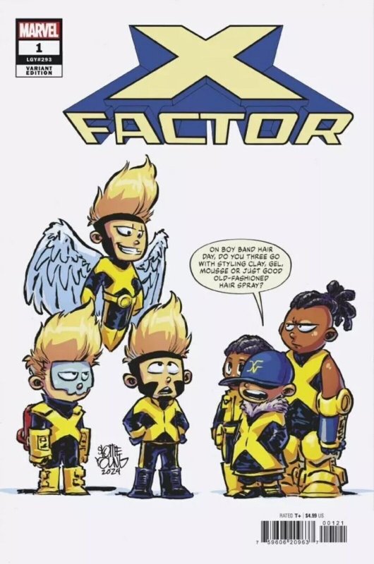 ?? [4 Pack] X-Factor #1 Skottie Young Variant PRESALE 8/14/24 X-Men ??