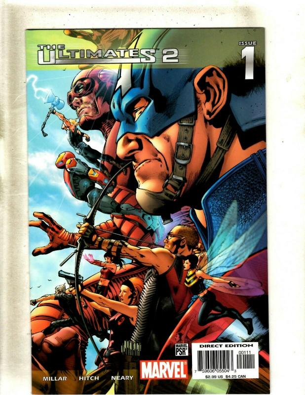 12 The Ultimates 2 Marvel Comic Books #1 2 3 4 5 6 7 8 9 10 11 Annual 1 HY3