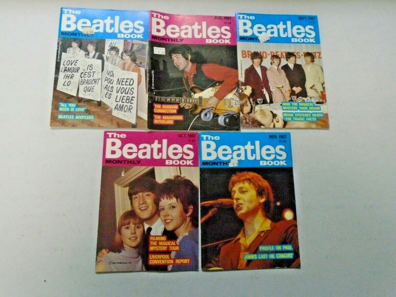 Beatles Book Monthly Magazine Lot 10 Different (1987)