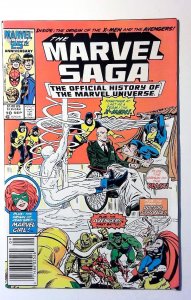 Marvel Saga Official History Marvel Universe #10 1986 Marvel Newsstand Comic