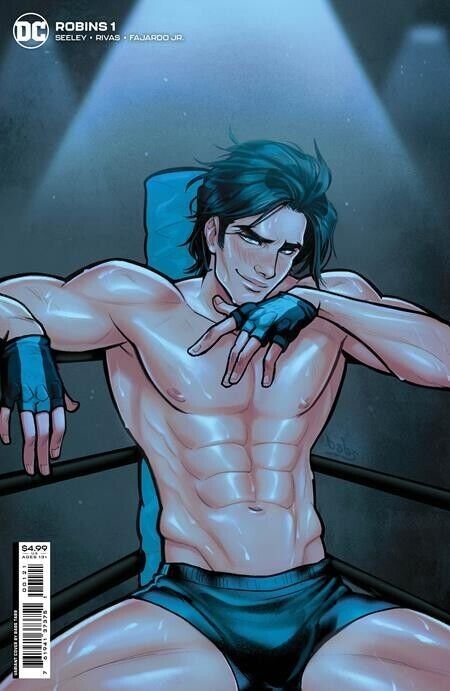 (2022) ROBINS #1 Babs Tarr NIGHTWING/DICK GRAYSON Workout Variant Cover!