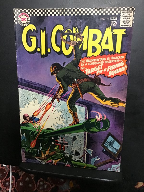 G.I. Combat #119 (1966) Gray tone cover! High-grade heart attack! VF Boca CERT!