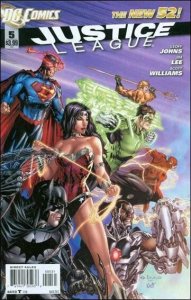 JUSTICE LEAGUE (2011) #5 1:25 Eric Basaldua (NEAR MINT)