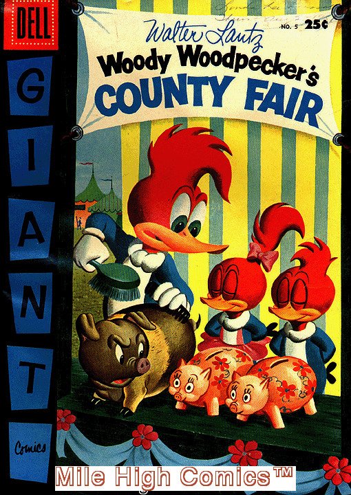 WOODY WOODPECKER'S COUNTY FAIR (1958 Series) #5 Very Good Comics Book