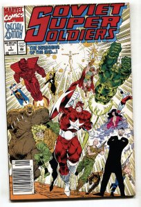 Soviet Super Soldiers #1--First issue--Marvel comic book--NEWSSTAND--1992