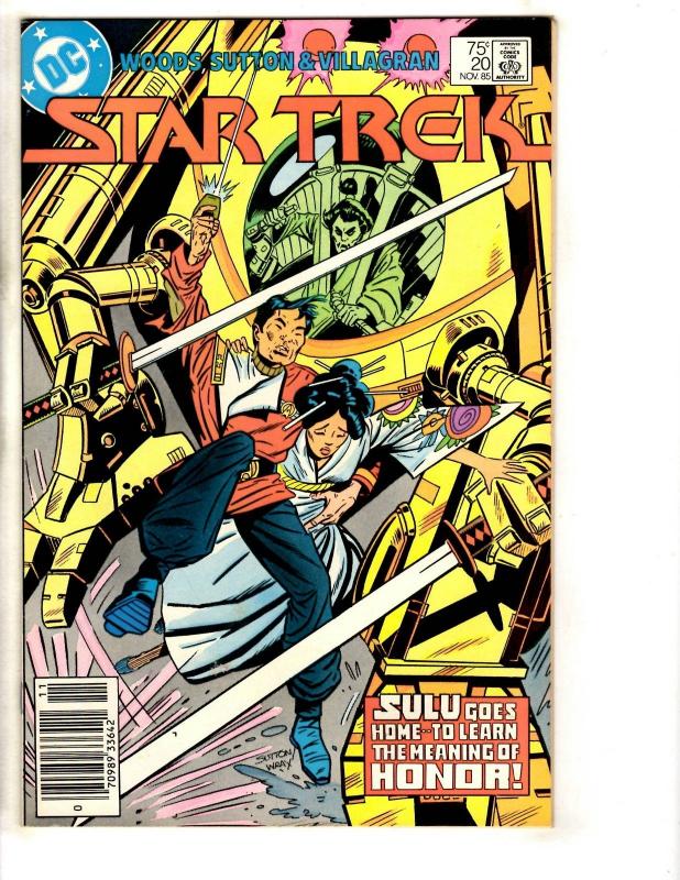 10 Star Trek DC Comic Books # 15 16 17 18 20 23 25 27 28 26 Captain Kirk JG4