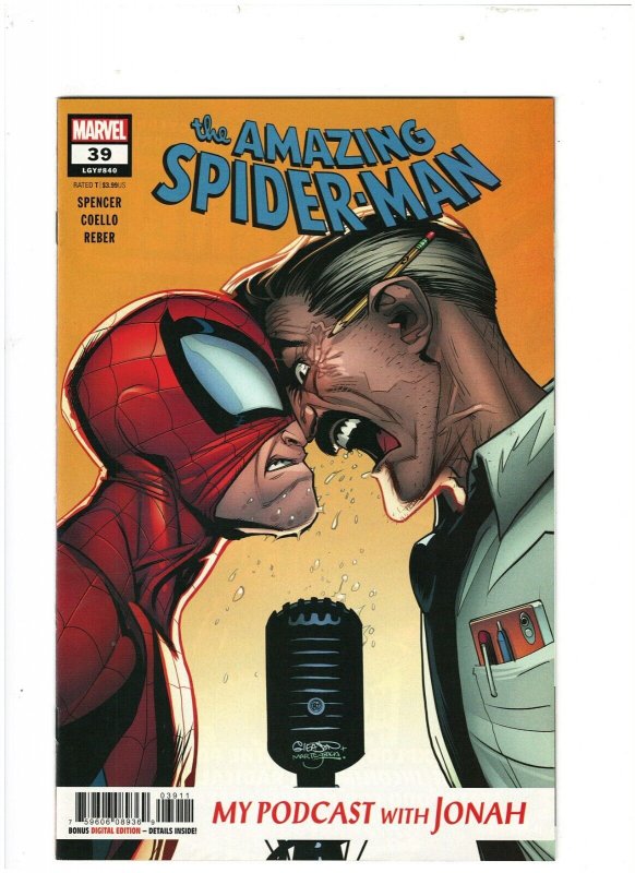 Amazing Spider-man #39 Marvel Comics 2020 J. Jonah Jameson Podcast NM- 9.2 