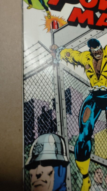 Marvel Luke Cage Power Man 23 (1975) Welcome to Security City Cage Chained {VF}