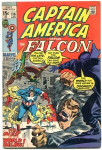 Captain America #136 1971- Falcon- Mole Man VG/FN