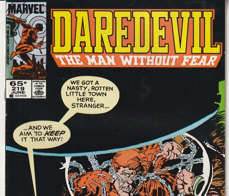 Daredevil(vol. 1)# 219  Frank Miller returns !