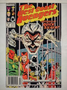 West Coast Avengers #34 Newsstand Edition (1988)