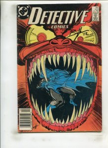 DETECTIVE COMICS #593 (4.0) SIGNED BY NORM BREYFOGLE!! 1988