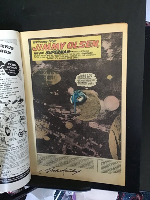 Superman's Pal, Jimmy Olsen #141 (1971) rare signed Jack Kirby key! With...