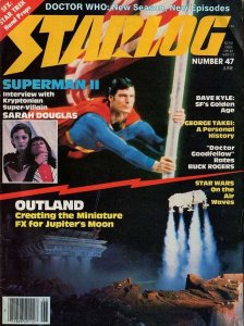 Starlog #47 (Newsstand) FN ; Starlog | Magazine Superman