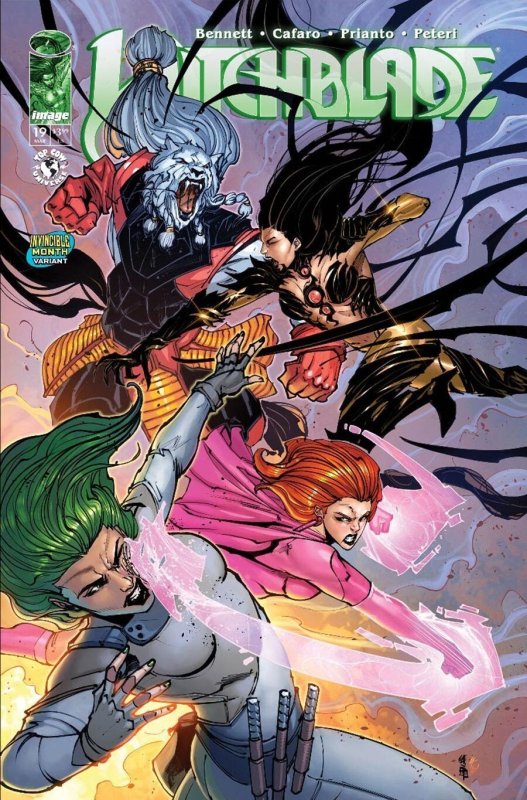 Witchblade #19 2026 Cafaro, Prianto Cover E Invincible Team-Up Image EB33