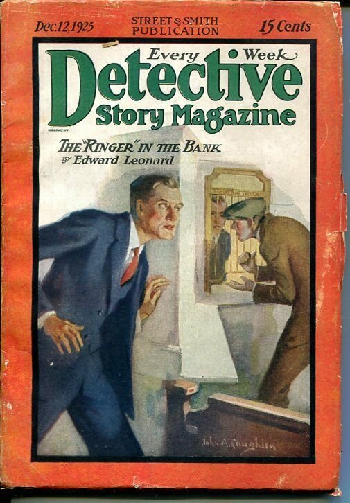 DETECTIVE STORY MAGAZINE-DEC 12 1925-LEONARD-COUGHLIN-WALLACE-good/vg G/VG