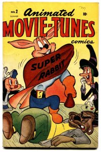 Animated Movie-Tunes #2 1946 Timely Funny Animal Super-Rabbit