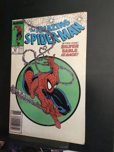The Amazing Spider-Man #301 (1988) McFarlane Silver Sable key! FN Mid grade!