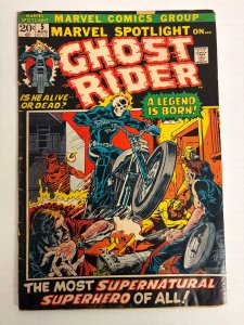 Marvel Spotlight #5 (1972) GD  moisture stains, 1 1/2 in cumulative spine split