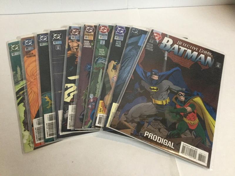 Detective Comics 681 682 683 684 685 686 687 688 689 690 Near Mint- DC A13