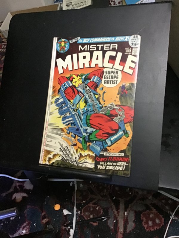 Mister Miracle #6 (1972) Kirby art! Giant-size! High-grade! VF/NM Oregon CERT!