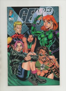 Gen 13 #1 - J Scott Campbell Cover - (Grade 9.2) 1995