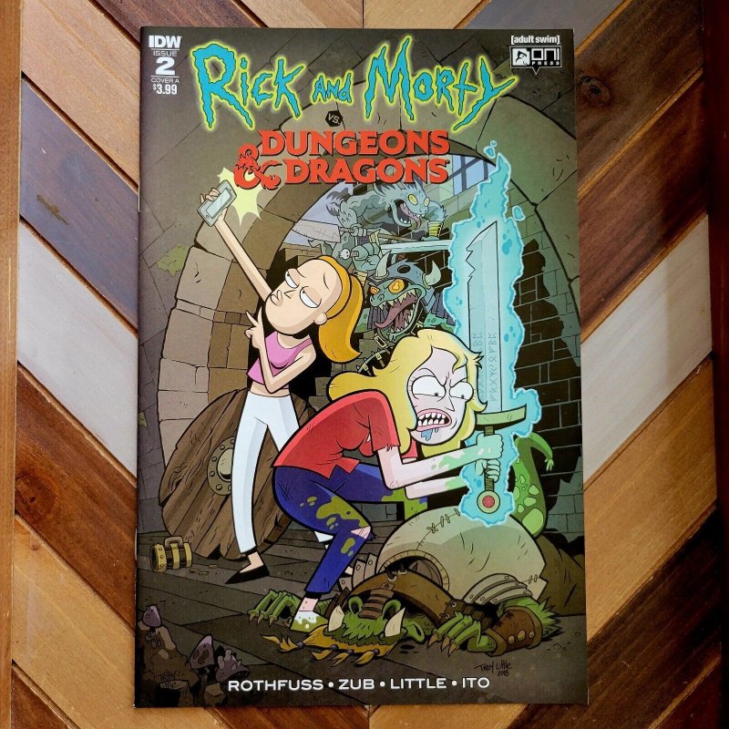 RICK & MORTY vs DUNGEONS & DRAGONS #1-4, Set of 4 (ONI Press/IDW 2021) NM/unread 