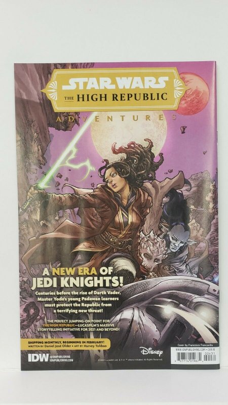 Star Wars Adventures #4 1:10 Francavilla Incentive Variant 2021 IDW Comics
