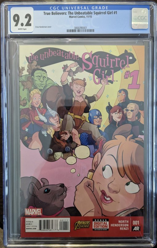 Squirrel Girl #1 - CGC ERROR -  Wrong Title