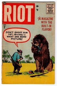 Riot #5 (1956)  VG 4.0  Atlas humor/satire