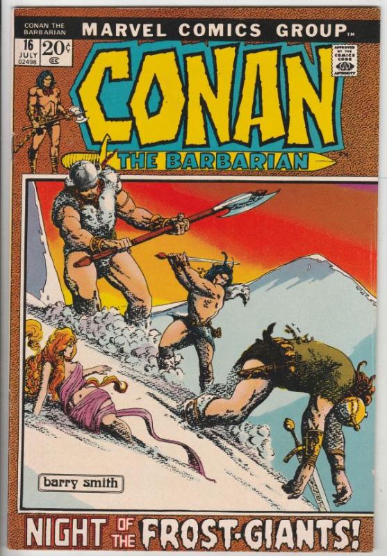 Conan the Barbarian #16 (Jul-72) VF/NM High-Grade Conan the Barbarian