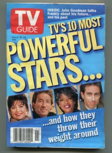 MAG: TV Guide-10 Most Powerful Stars-New York Metropolitan Edition-March 1995-VG