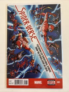 Spider-Verse #1 + 2 (2015) Marvel Comics Spider-man Spider-Girl Spider-Punk Noir 