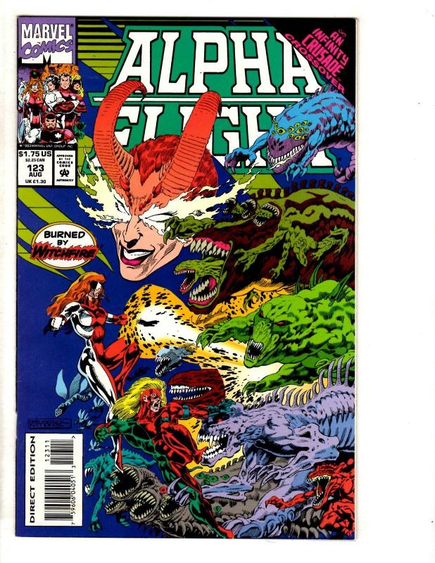 11 Alpha Flight Marvel Comics #121 122 123 124 125 126 127 128 129 130 AN 1 CR34