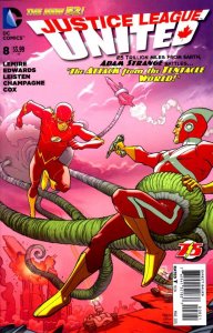 Justice League United #8A VF/NM ; DC | New 52 Flash 75th Anniversary Variant