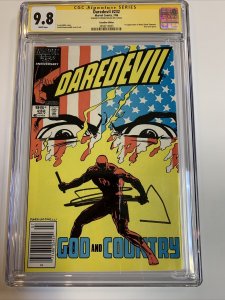 Daredevil (1986) # 232 (CGC SS 9.8) Signed Miller | Canadian Price CPV |Census=2