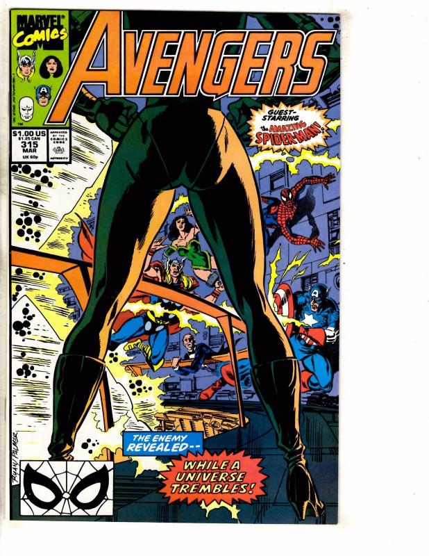 12 Avengers Marvel Comics # 311 312 313 314 315 317 318 325 326 360 + 17 18 J271