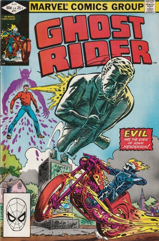 Ghost Rider # 71 Cover A VF/NM Marvel 1982 [B5]