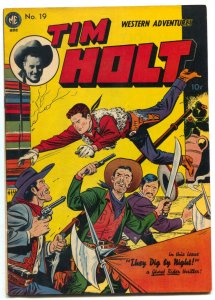Tim Holt Comics #19 1950- Ghost Rider- Redmask teaser VF+