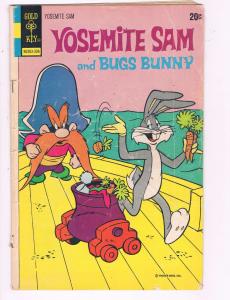 Yosemite Sam & Bugs Bunny #14 GD/VG Dell Gold Key Comic Book 1970 DE7