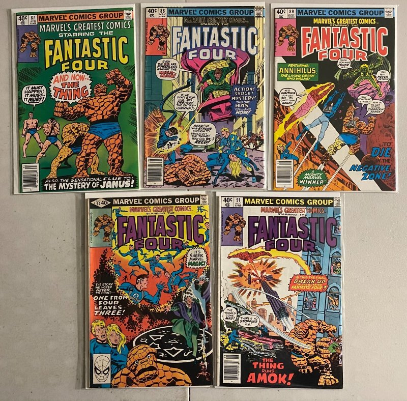 Marvel's Greatest Comics lot #38-91 Fantastic Four (avg 4.5) 29 diff (1972-'80)
