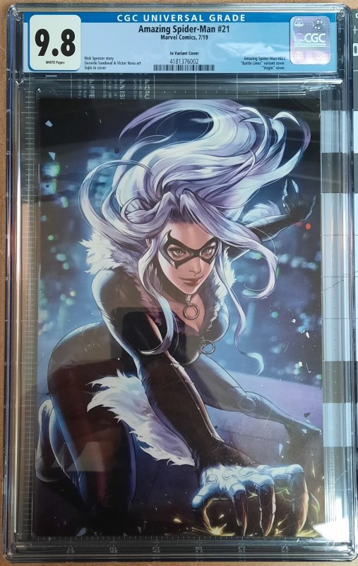 Amazing Spider-Man #21 Sujin Jo Marvel Battle Lines Variant CGC 9.8