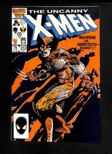 Uncanny X-Men #212 Wolverine Vs. Sabretooth!