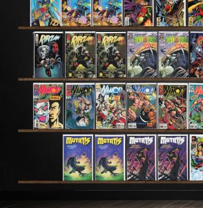 Huge Lot 140+ Comics with Rune, Robin, Mys Tech Wars, Namor & More!
