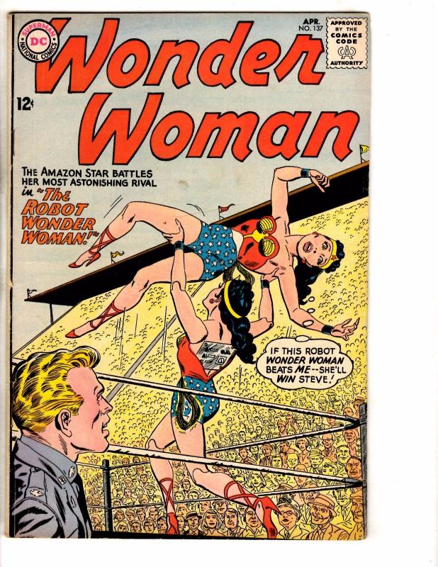 Wonder Woman # 137 VF DC Comic Book Diana Prince Justice League Silver Age J241