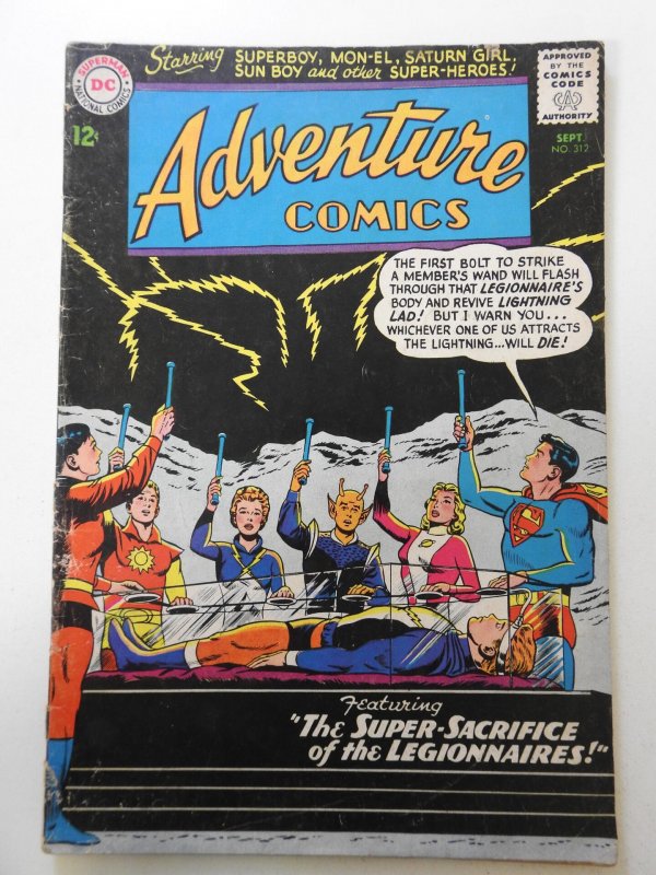 Adventure Comics #312 (1963) GD Condition see description