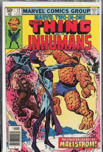 Marvel Two-in-One #72 (1981) The Thing