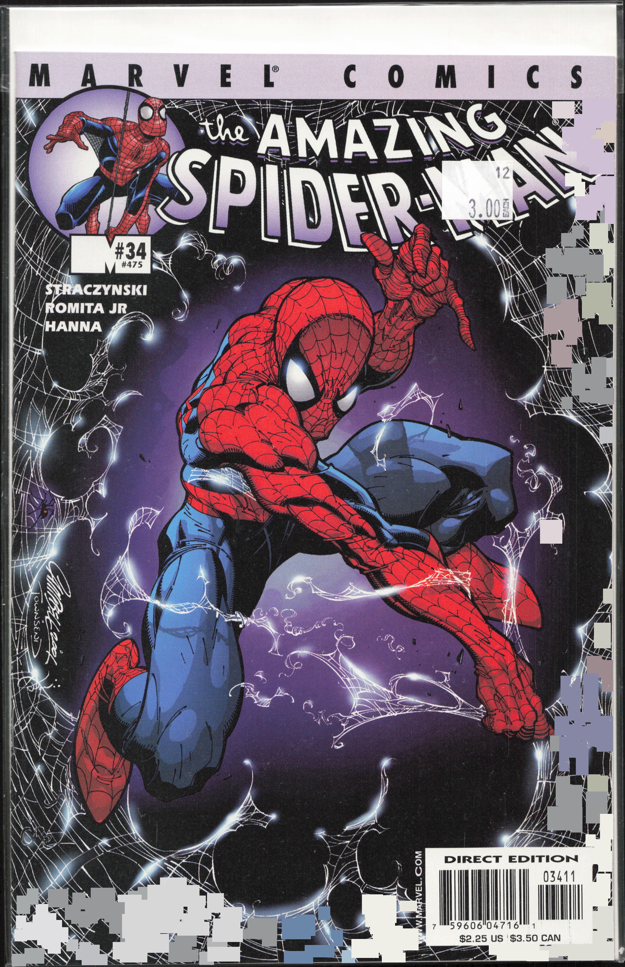 The Amazing SpiderMan 34 (2001) Comic Books Modern Age, Marvel