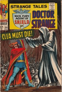 Strange Tales # 154 VG/FN 1967 Marvel 1st Appearance Dreadnaught [Y1]