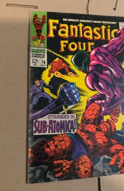 Fantastic Four #76 (1968) Sub -Atomica  mid grade copy